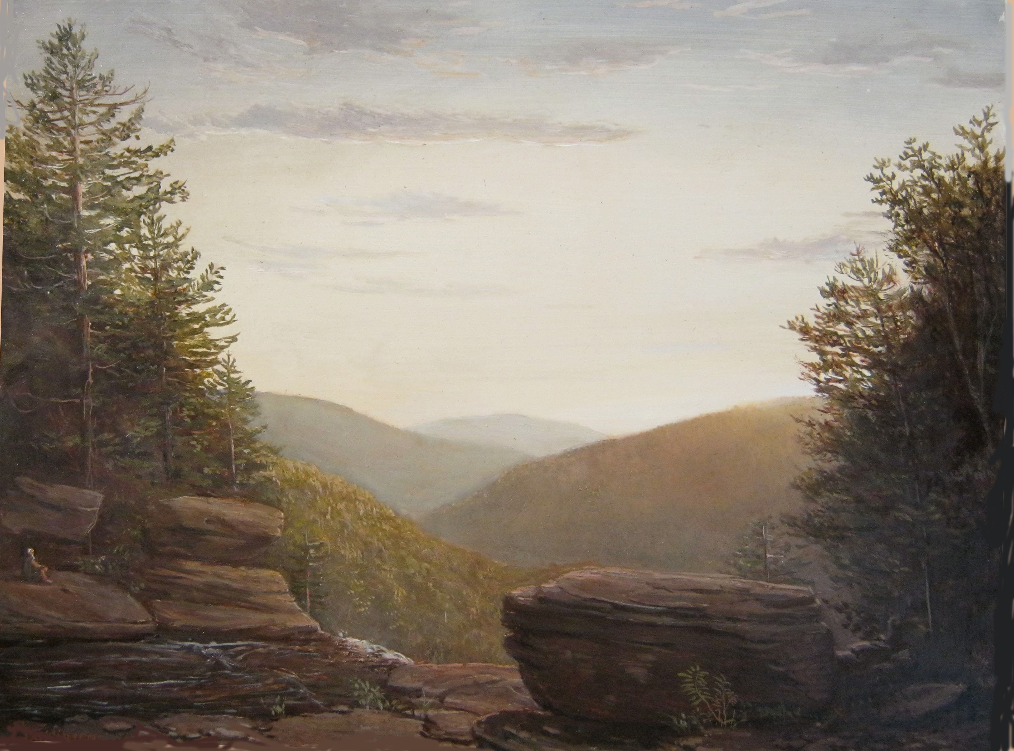 Painting The Top of Kaaterskill Falls